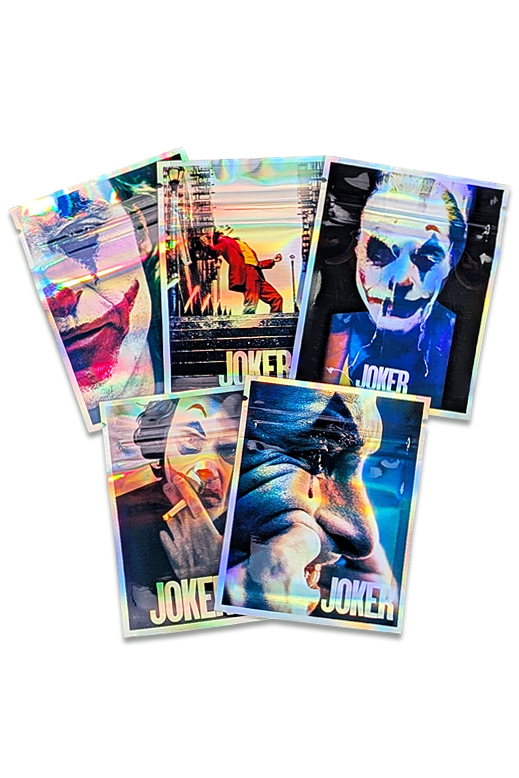 Cali Bags mit Joker-Motiv, 7x9 cm, beidseitig bedruckt