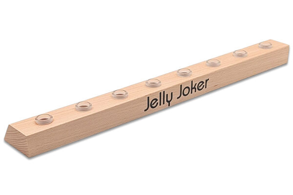 Kopfständer Bong Köpfe 14,5mm aus Holz – Rückseite mit Jelly-Joker-Logo