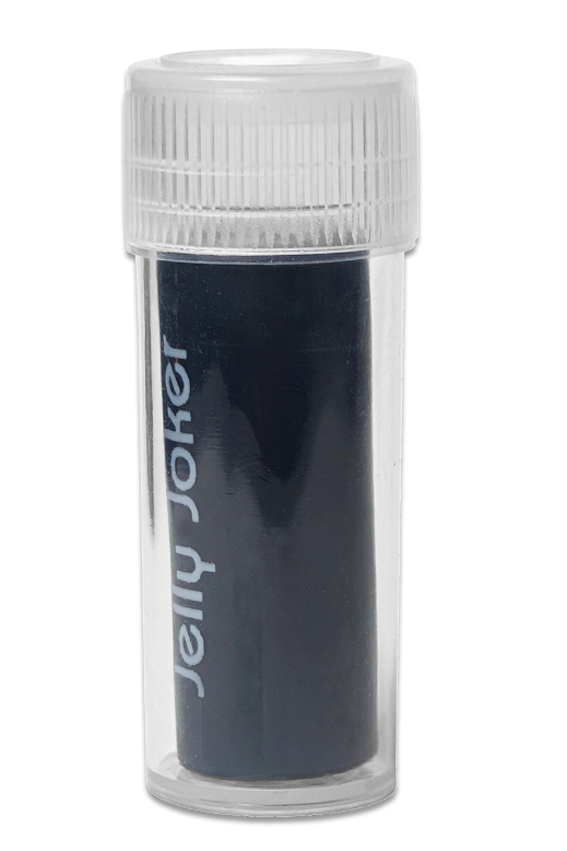 Ø12mm Glastip – 7-Loch-System – Milky & Solid Black 2 Glastip in solid black in transparenter Kunststoffdose mit 7-Loch-System