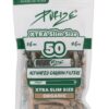 PURIZE® XTRA Slim Organic Aktivkohlefilter – 50er-Pack Vorderseite