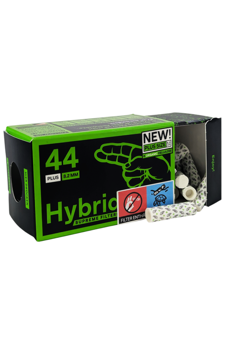 Hybrid Supreme Filters Box 44 Plus Size in Verpackung aus Zellstoff und Aktivkohle