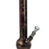 Cast Bronze Beaker Bong 45cm, bronze-beschichtet, 18,8mm Diffusor-Stecksystem, Kickloch mit Gummi, Borosilikatglas