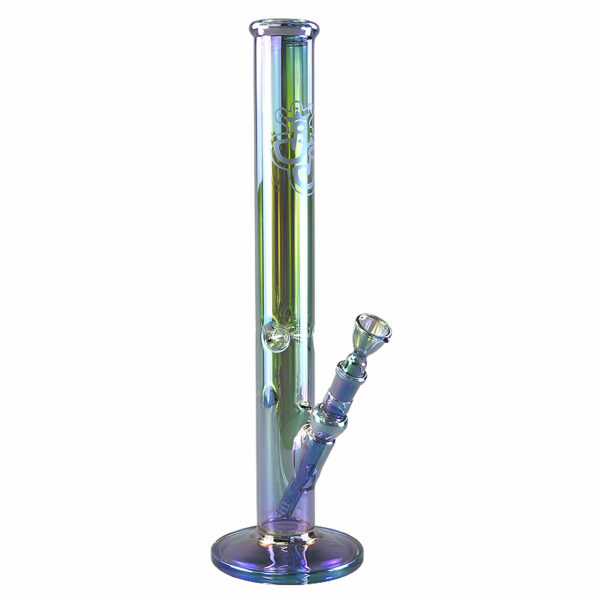 Bong JJ-S-002-Venom aus Borosilikatglas, metallbedampft, 45cm, 18,8mm Schliff