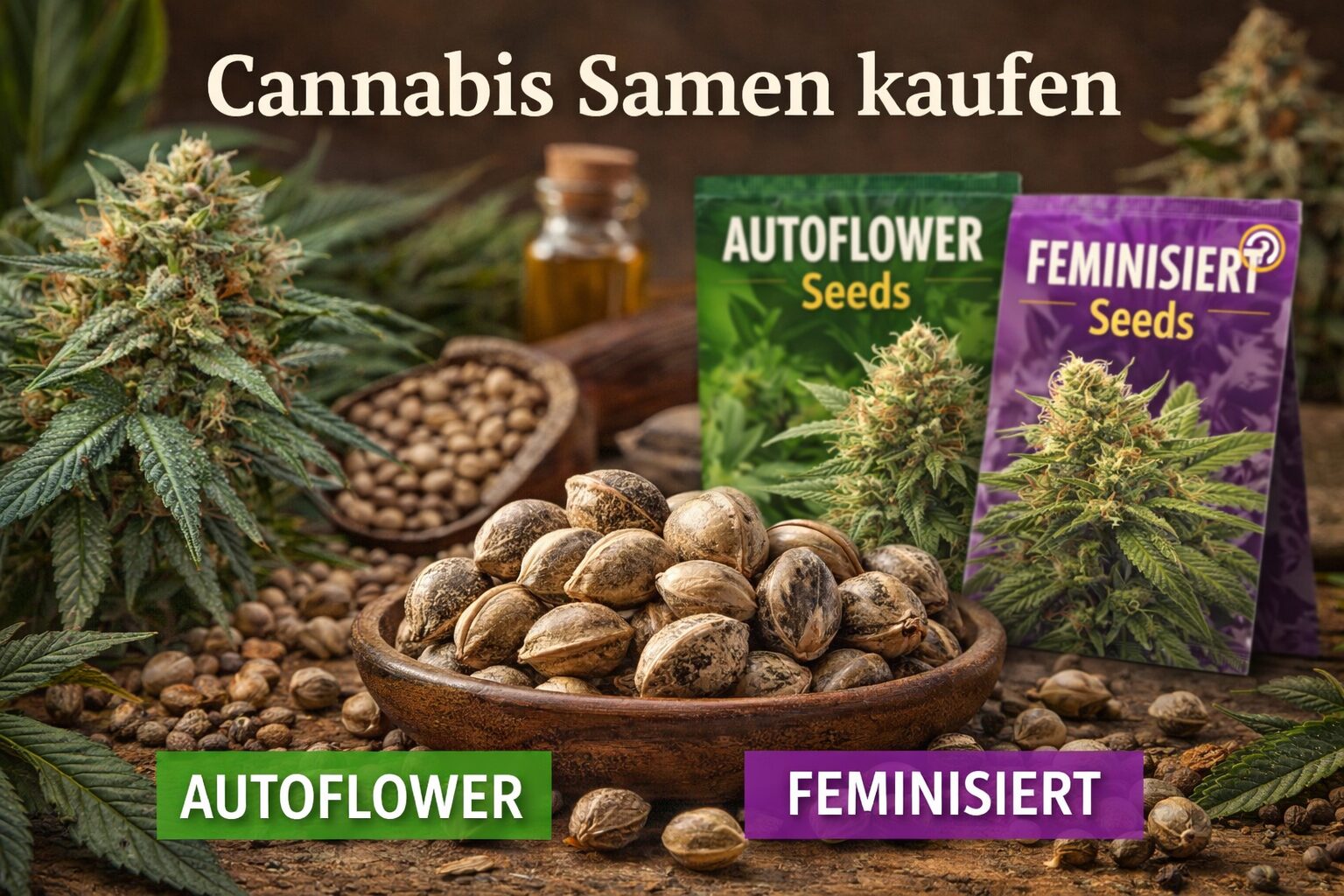 Cannabis Samen kaufen – feminisierte Samen und autoflower Samen