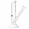 Glasbong mit Silikonfuß Travolta White Seitenansicht 25,5cm 3,2mm Borosilikatglas