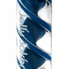 Glastip gedreht mit Spirale in Dark Blue Ø12mm 3cm Glasfiltertip