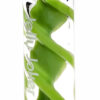 Glastip gedreht mit Spirale in Grass Green Ø12mm 3cm Glasfiltertip