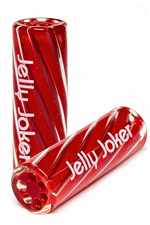 Ø10mm Glastip – 6-Loch-System – Red 1 Glastip rot 10mm 6-Loch Glasfiltertip