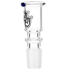 Zylindrischer Bongkopf 18,8mm aus Borosilikatglas