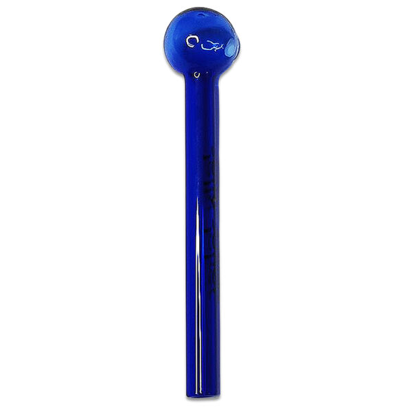Kaspoon Glaspfeife – 13,5cm – Borosilikatglas – Glaskugel Ø2,5cm 7 Kaspoon Glaspfeife aus Borosilikatglas in Blau