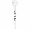 Kaspoon Glaspfeife aus klarem Borosilikatglas