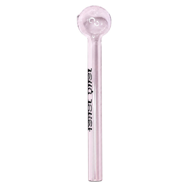 Kaspoon Glaspfeife – 13,5cm – Borosilikatglas – Glaskugel Ø2,5cm 3 Kaspoon Glaspfeife aus Borosilikatglas in Pink