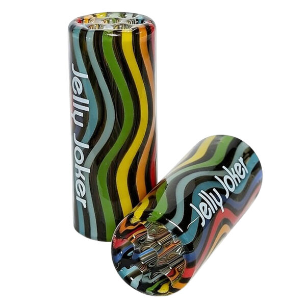 Rainbow Glastip aus Glas mit Ø12mm Durchmesser, 3cm Länge und 7-Loch-System