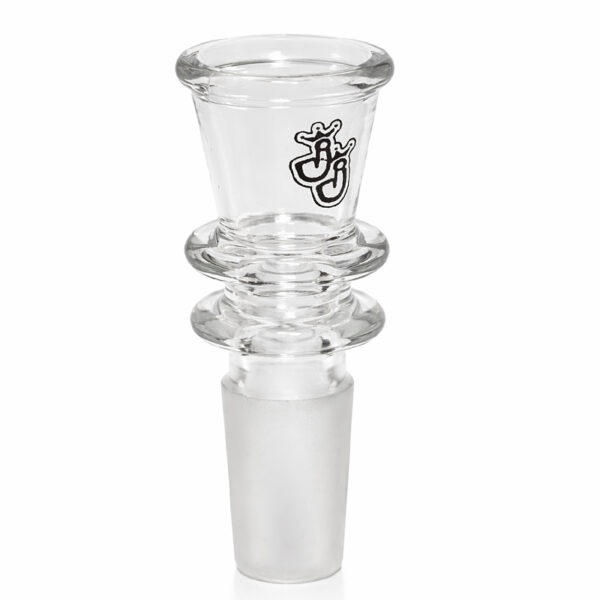 Klarer Bong Kopf aus Borosilikatglas mit 14,5mm Schliff