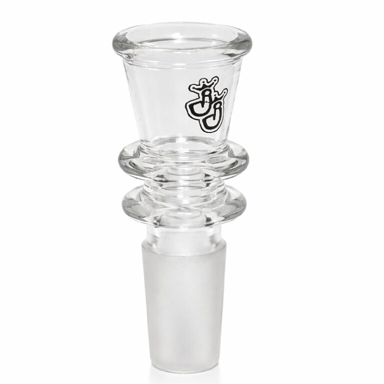 Klarer Bong Kopf aus Borosilikatglas mit 14,5mm Schliff