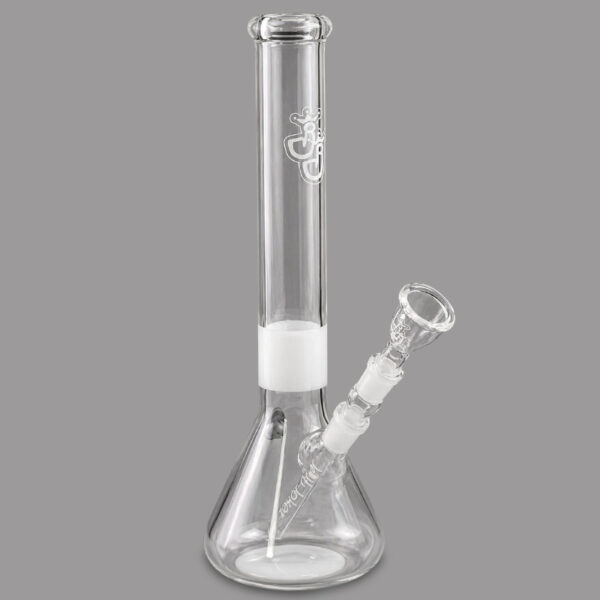 Bong mit Kickloch Amid-14 31cm aus 4mm Borosilikatglas mit 14,5mm Stecksystem