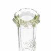Flamepolished Bong Absit Krone am Mundstück mit thermisch veredeltem Logo