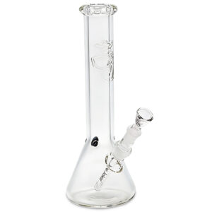 Flamepolished Bong Absit 35cm aus 9mm Borosilikatglas mit 18,8mm Stecksystem