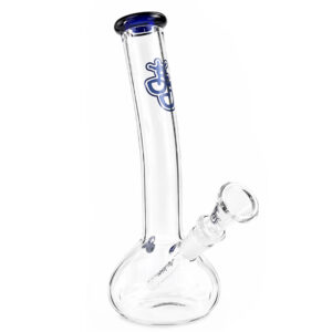 Handliche Glasbong Drob 23cm aus 3,2mm Borosilikatglas mit 14,5mm Diffusor