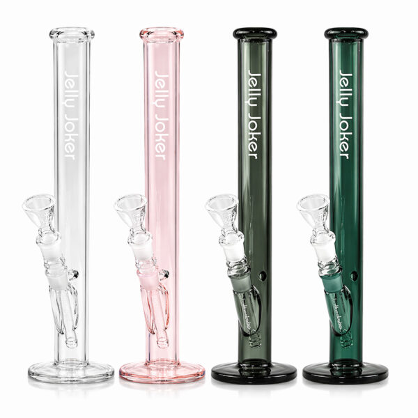 Schmale Bong Long Don in mehreren Farben mit 40cm Höhe und 5mm Borosilikatglas