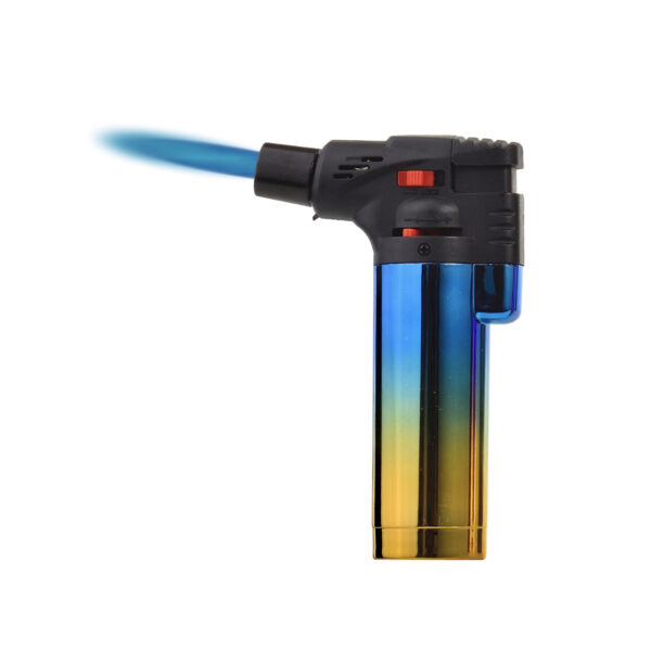 Dabbing Brenner Prof Easy Torch Blueflame 11,6cm in Regenbogenoptik