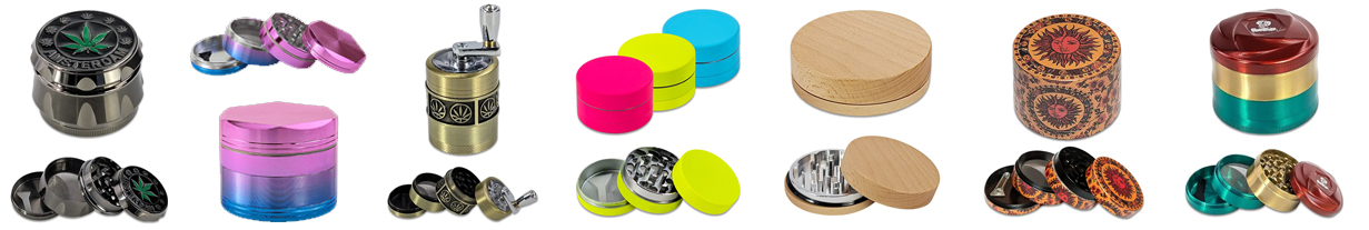 Grinder Übersicht nach Aufbau und Material – 2-teilig, 3-teilig, Metall, Holz und Kunststoff