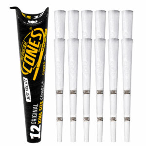 12 King Size Cones – 109mm vorgedrehte Cones in Papierpackung