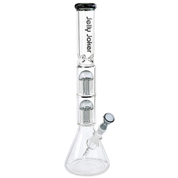 7mm Bong Jumbo 50cm mit zwei Zehnarm-Perkolatoren