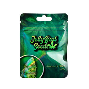 Amnesia Haze Samen von Jelly Bud Seeds – feminisierte Cannabis Samen mit 18–22% THC