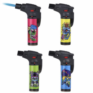 Crazy Skulls Brenner von Prof Easy Torch mit verschiedenen Skull-Motiven