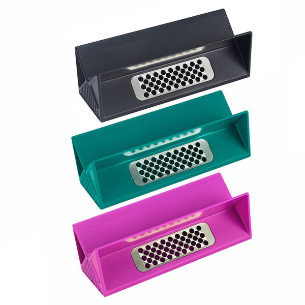 Grinderreibe von Champ High in schwarz, grün und pink