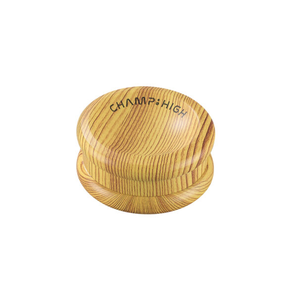 Handlicher Holzgrinder in heller Holzoptik