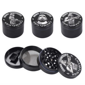 Schwarzer Stormtrooper Crusher 4-teilig mit 3D-Motiv