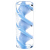 Gedrehter Glastip Ø12mm Milky Blue mit Spirale