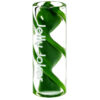 Gedrehter Glastip Ø12mm Milky Green mit Spirale