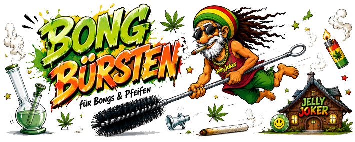 Bürsten für Bongs und Pfeifen zur Reinigung von Glasbongs und Chillums