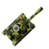 Panzerpfeife mit Grinder von oben mit integriertem Zink Grinder und Glasköpfchen.