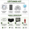 Growbox Komplettset mit Belüftungskomponenten
