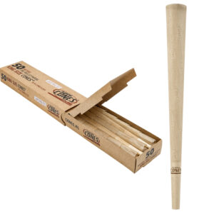 Natural King Size Cones – 50 vorgedrehte 109mm Cones in Slidebox