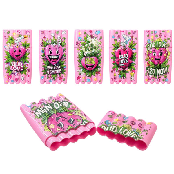 5er Cone Case für King Size Cones – Pink – verschiedene Motive