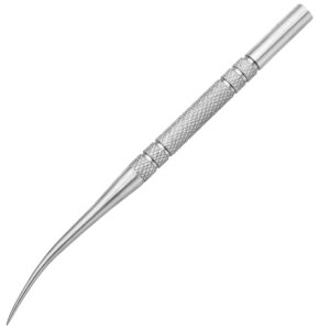 Edelstahl Dabber – 9cm mit gebogener Spitze