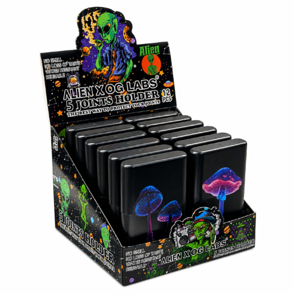 Psychedelic Cone Holder im Verkaufsdisplay mit 12 Motiven