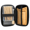 Rolling Kit in Tasche mit Bambus-Tray, Glas und Cones