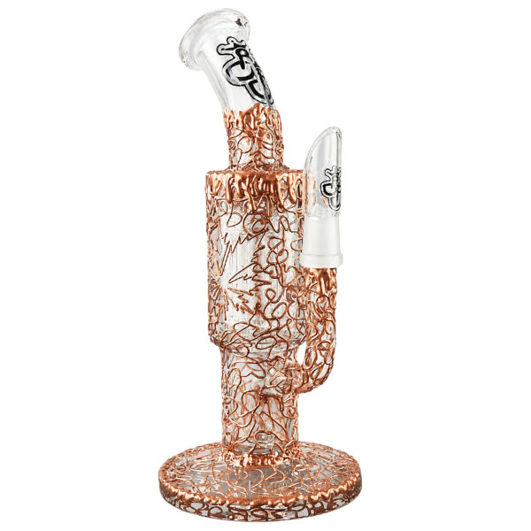 Kupfer Bong „Ivy“ – 25cm Öl Bong mit 6-Arm-Perkolator 1 Kupfer Bong „Ivy“ – 25cm Ölbong