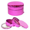 Spiegelnder Grinder aus Kunststoff in Pink