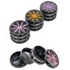 Blitz Grinder Ø60mm 4-teilig mit Pollensieb in verschiedenen Designs