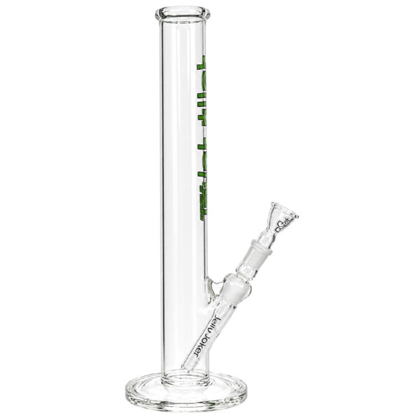 Bong ohne Kickloch „Greenline JJ-S-009“ – 45cm – 4mm – 18,8mm 2 Bong ohne Kickloch „Greenline JJ-S-009“ – Seitenansicht