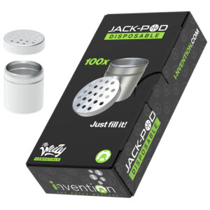 Jack-Pod Disposable Verpackung mit leerem Pod und gelochtem Deckel