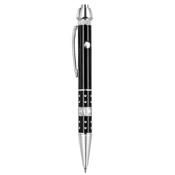 Kugelschreiber Pfeife Schwarz – 13,5cm – Aluminium