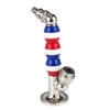 Metall Standpfeife Holland – 10,5cm – verchromter Edelstahl